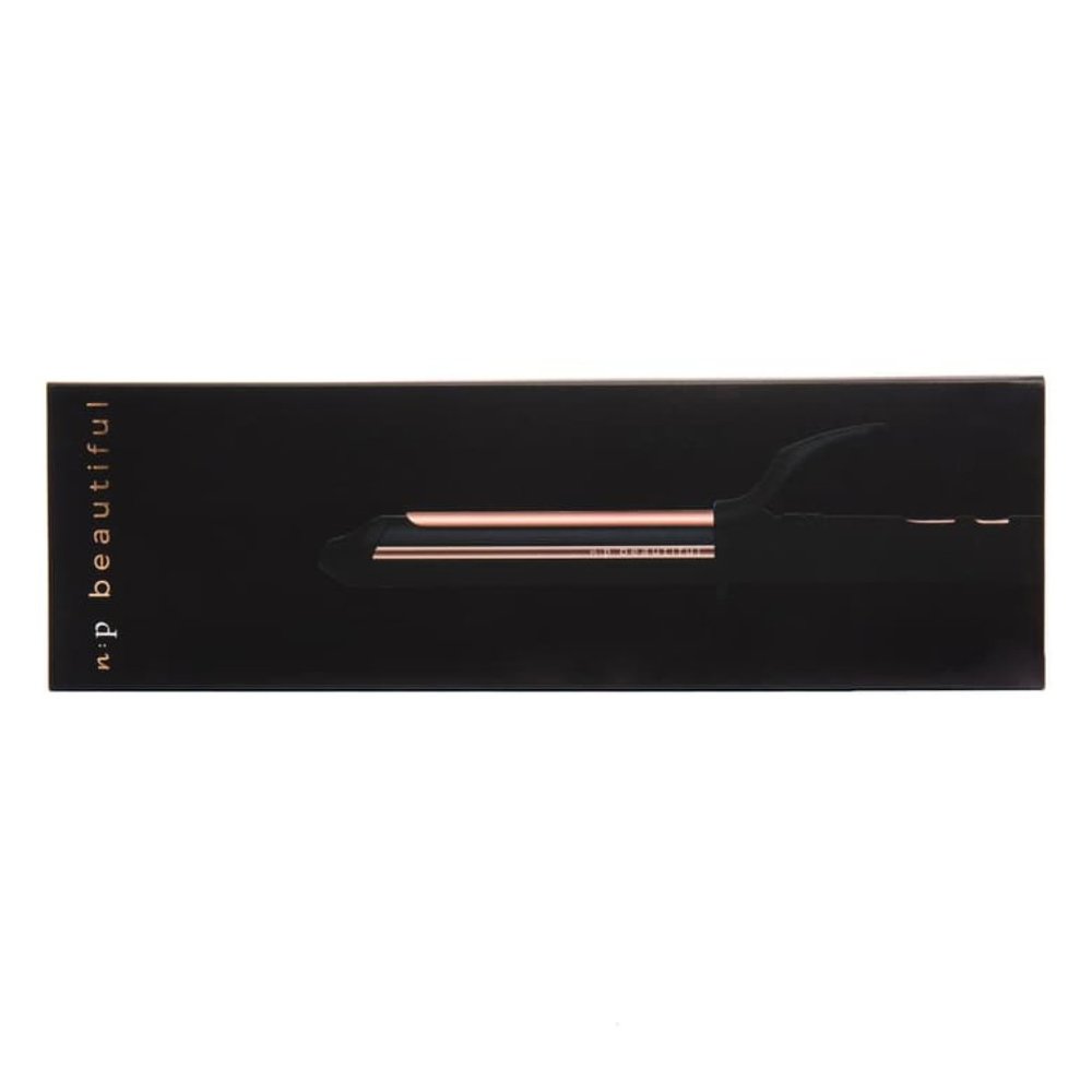 NEW n:p beautiful curling iron Black & Rose Gold - Picture 2 of 8